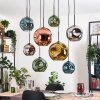 Ripoll Lámparas suspendidas, Luminarias esféricas, Lámparas colgantes Crudo, Negro, 8 luces