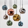 Ripoll Lámparas suspendidas, Luminarias esféricas, Lámparas colgantes Crudo, Negro, 8 luces
