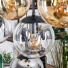 Gastor Lámparas suspendidas, Luminarias esféricas, Lámparas colgantes Colores ámbar, Cromo, Transparente, Ahumado, 8 luces