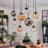 Gastor Lámparas suspendidas, Luminarias esféricas, Lámparas colgantes Colores ámbar, Cromo, Transparente, Ahumado, 8 luces