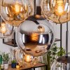 Gastor Lámparas suspendidas, Luminarias esféricas, Lámparas colgantes Colores ámbar, Cromo, Transparente, Ahumado, 8 luces