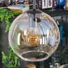 Koyoto Lámparas suspendidas, Luminarias esféricas, Lámpara colgante de clúster Colores ámbar, Transparente, 4 luces