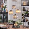 Koyoto Lámparas suspendidas, Luminarias esféricas, Lámpara colgante de clúster Colores ámbar, Transparente, Ahumado, 4 luces