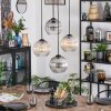 Koyoto Lámparas suspendidas, Luminarias esféricas, Lámpara colgante de clúster Colores ámbar, Transparente, Ahumado, 4 luces