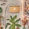 Ramila Lámpara de pie Cromo, Negro, 1 luz