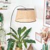 Ramila Lámpara de pie Cromo, Negro, 1 luz