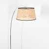 Ramila Lámpara de pie Cromo, Negro, 1 luz
