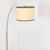 Chellas Lámpara de pie Cromo, Negro, 1 luz
