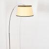 Chellas Lámpara de pie Cromo, Negro, 1 luz