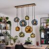 Ripoll Lámparas suspendidas, Luminarias esféricas, Lámparas colgantes Crudo, Negro, 8 luces