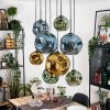Ripoll Lámparas suspendidas, Luminarias esféricas, Lámparas colgantes Crudo, Negro, 8 luces