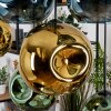 Ripoll Lámparas suspendidas, Luminarias esféricas, Lámparas colgantes Crudo, Negro, 8 luces