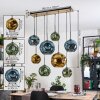 Ripoll Lámparas suspendidas, Luminarias esféricas, Lámparas colgantes Crudo, Negro, 8 luces