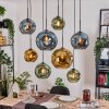 Ripoll Lámparas suspendidas, Luminarias esféricas, Lámparas colgantes Crudo, Negro, 8 luces