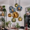 Ripoll Lámparas suspendidas, Luminarias esféricas, Lámparas colgantes Crudo, Negro, 8 luces