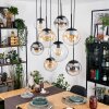 Gastor Lámparas suspendidas, Luminarias esféricas, Lámparas colgantes Colores ámbar, Transparente, Ahumado, 8 luces