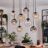 Gastor Lámparas suspendidas, Luminarias esféricas, Lámparas colgantes Colores ámbar, Transparente, Ahumado, 8 luces