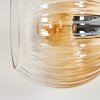 Koyoto Luminarias esféricas, Apliques Colores ámbar, Transparente, Ahumado, 3 luces