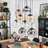 Gastor Lámparas suspendidas, Luminarias esféricas, Lámparas colgantes Colores ámbar, Transparente, Ahumado, 8 luces