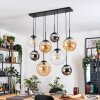 Gastor Lámparas suspendidas, Luminarias esféricas, Lámparas colgantes Colores ámbar, Cromo, Transparente, Ahumado, 8 luces