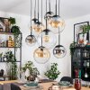Gastor Lámparas suspendidas, Luminarias esféricas, Lámparas colgantes Colores ámbar, Transparente, Ahumado, 8 luces