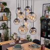 Gastor Lámparas suspendidas, Luminarias esféricas, Lámparas colgantes Colores ámbar, Transparente, Ahumado, 8 luces