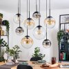 Gastor Lámparas suspendidas, Luminarias esféricas, Lámparas colgantes Colores ámbar, Transparente, Ahumado, 8 luces