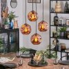 Ripoll Lámparas suspendidas, Luminarias esféricas, Lámpara colgante de clúster Color cobre, 4 luces