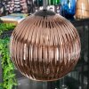 Koyoto Lámparas suspendidas, Luminarias esféricas, Lámpara colgante de clúster Color cobre, 4 luces
