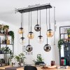 Gastor Lámparas suspendidas, Luminarias esféricas, Lámparas colgantes Colores ámbar, Cromo, Transparente, Ahumado, 8 luces