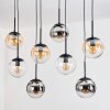 Gastor Lámparas suspendidas, Luminarias esféricas, Lámparas colgantes Colores ámbar, Cromo, Transparente, Ahumado, 8 luces