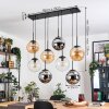 Gastor Lámparas suspendidas, Luminarias esféricas, Lámparas colgantes Colores ámbar, Cromo, Transparente, Ahumado, 8 luces