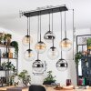 Gastor Lámparas suspendidas, Luminarias esféricas, Lámparas colgantes Colores ámbar, Cromo, Transparente, Ahumado, 8 luces