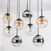 Gastor Lámparas suspendidas, Luminarias esféricas, Lámparas colgantes Colores ámbar, Cromo, Transparente, Ahumado, 8 luces