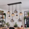 Gastor Lámparas suspendidas, Luminarias esféricas, Lámparas colgantes Colores ámbar, Cromo, Transparente, Ahumado, 8 luces
