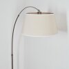 Bassagoda Lámpara de pie Níquel-mate, Negro, 1 luz