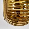 Koyoto Luminarias esféricas, Apliques dorado, Negro, 3 luces