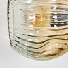 Ripoll Luminarias esféricas, Apliques dorado, Negro, 3 luces