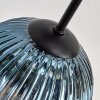 Koyoto Plafones, Luminarias esféricas 89 cm Azul, dorado, Verde, 12 luces