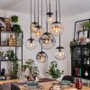 Gastor Lámparas suspendidas, Luminarias esféricas, Lámparas colgantes Colores ámbar, Transparente, Ahumado, 8 luces