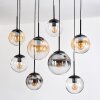 Gastor Lámparas suspendidas, Luminarias esféricas, Lámparas colgantes Colores ámbar, Transparente, Ahumado, 8 luces