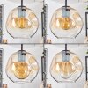 Ripoll Luminarias esféricas, Lámpara colgante de clúster Colores ámbar, Transparente, 4 luces