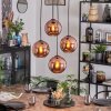 Ripoll Lámparas suspendidas, Luminarias esféricas, Lámpara colgante de clúster Color cobre, 4 luces