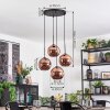 Ripoll Lámparas suspendidas, Luminarias esféricas, Lámpara colgante de clúster Color cobre, 4 luces