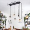 Koyoto Lámparas suspendidas, Luminarias esféricas, Lámparas colgantes Colores ámbar, Transparente, Ahumado, 6 luces