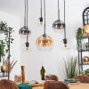 Koyoto Lámparas suspendidas, Luminarias esféricas, Lámparas colgantes Colores ámbar, Transparente, Ahumado, 6 luces