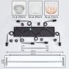 Koyoto Lámparas suspendidas, Luminarias esféricas, Lámparas colgantes Colores ámbar, Transparente, Ahumado, 6 luces