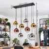 Gastor Lámparas suspendidas, Luminarias esféricas, Lámparas colgantes Cromo, dorado, Transparente, Color cobre, Ahumado, 8 luces