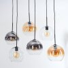 Koyoto Lámparas suspendidas, Luminarias esféricas, Lámparas colgantes Colores ámbar, Transparente, Ahumado, 6 luces