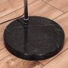 Granja Lámpara de pie, Lámparas de pie tipo arco Cromo, Negro, 1 luz